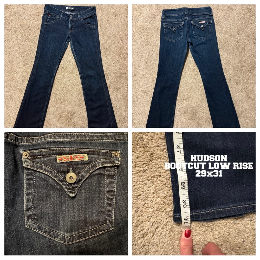 Hudson Jeans Women's Dark Blue Bootcut Denim